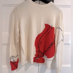 St John 100% cashmere sweater size small